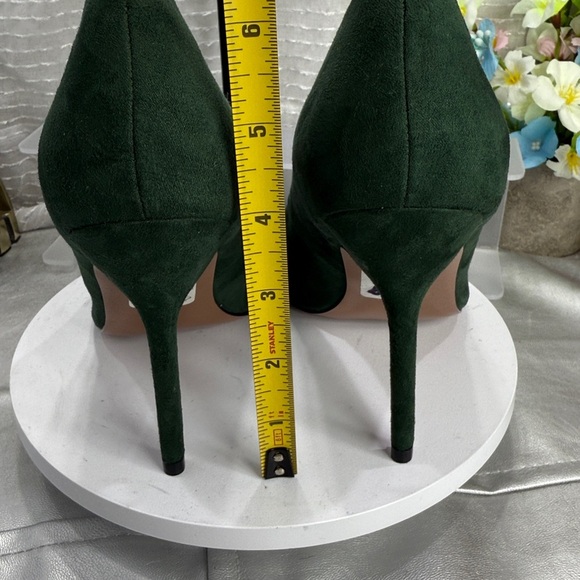 (H2) NWT ASOS DESIGN mid-heeled court shoes in green, size 4/10.3cm - Picture 6 of 9